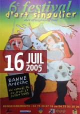 6e festival d’art singulier présente l’exposition Bannes - Ardèche
